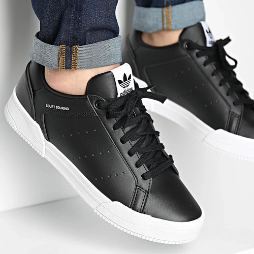 Adidas court tourino - tourino, black