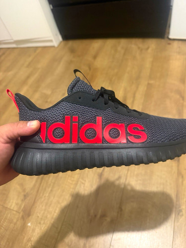 Adidas men grey black red - men’s, grey/black/red