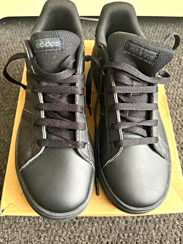 Adidas black lace low top - adidas, lace-up