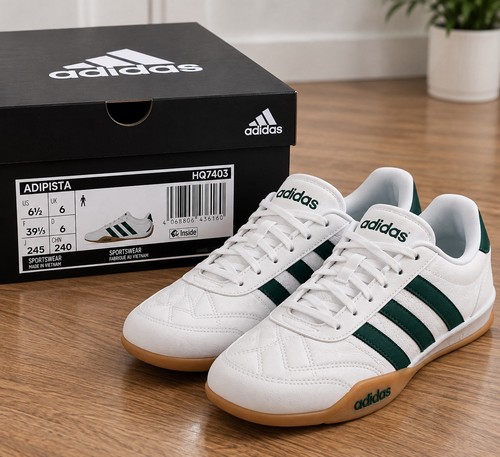 Adidas white green adipista - white/green,