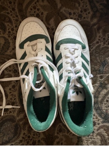 Mens adidas green and white - adidas,