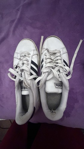 Adidas white black stripe lace - adidas,