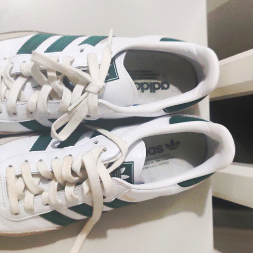 Adidas men white green - men’s, white/green