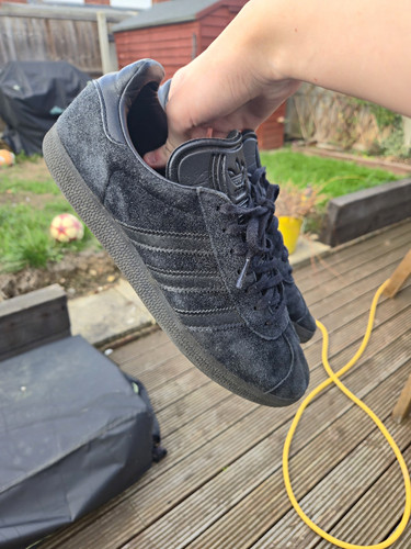 Adidas gazelle black - gazelle, suede
