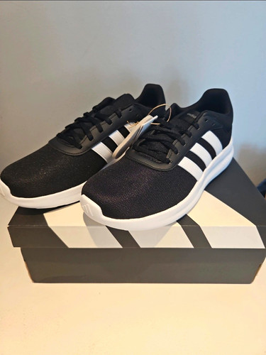 Adidas men black white lite - men's, black/white