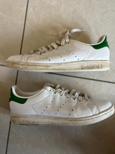 Adidas stan smith white - adidas, white/green