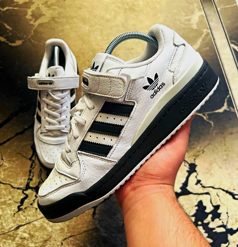 Adidas men white black low - men's,