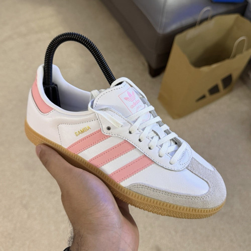 Adidas samba white pink - adidas, j