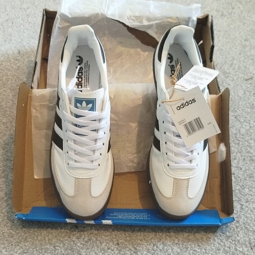 Adidas samba white black low - samba, white/black