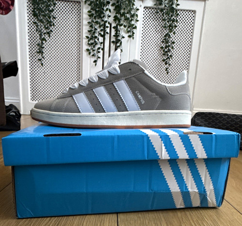 Adidas campus grey white low - grey/white,
