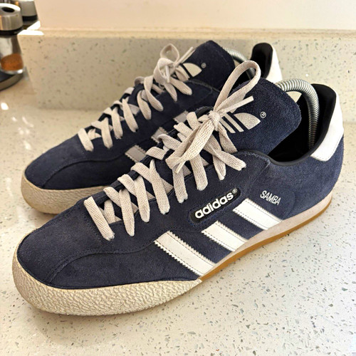 Adidas samba blue white - adidas, blue/white